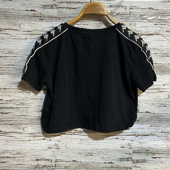 Kappa black and white crop top  size XS - Picture 6 of 7